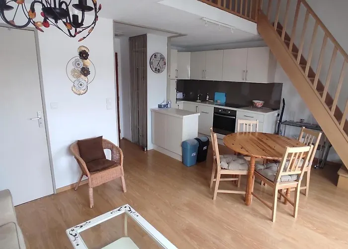 Appartement Duplex Vue Mer, 4 Pers, Parking Privé, à 100m